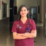 Dr. Aiza wearing Littmann Classic III Black Rainbow Stethoscope – Stylish & Original