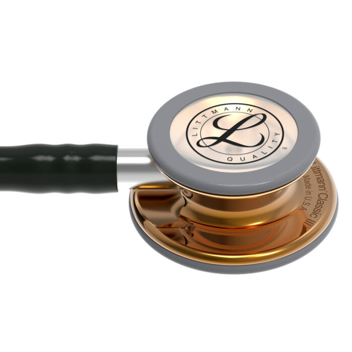 Littmann Classic III Black High Polished Copper Stethoscope – Original, Perfect for Pakistani Doctors, House Officers & Medical Students | LittmannStethoscopes.pk