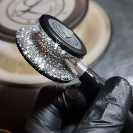 Littmann Classic III Black Swarovski Stethoscope – Luxury Exclusive, Perfect for Doctors, House Officers & Medical Students | LittmannStethoscopes.pk