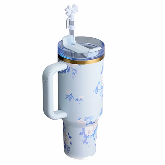 Everblooming Rosettes Stanley Tumbler Limited Edition 40oz – Original Hydration Cup for Doctors, Students & Fitness Lovers in Pakistan | LittmannStethoscopes.pk