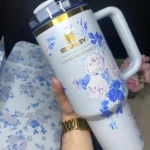 Everblooming Rosettes Stanley Tumbler Limited Edition 40oz – Original Hydration Cup for Doctors, Students & Fitness Lovers in Pakistan | LittmannStethoscopes.pk