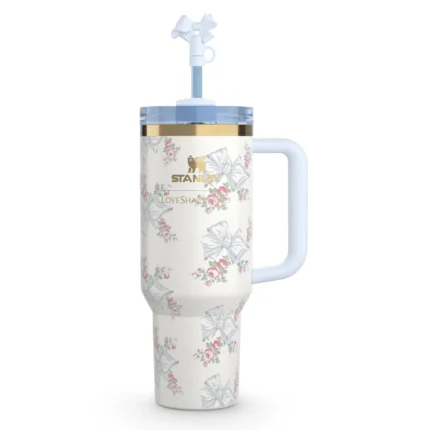 Rosa Beaux Blue Stanley Tumbler 40oz – Limited Edition Hydration Cup for Doctors, Students & Fitness Lovers in Pakistan | LittmannStethoscopes.pk