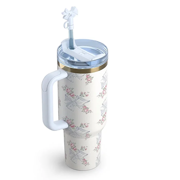 Rosa Beaux Blue Stanley Tumbler 40oz – Limited Edition Hydration Cup for Doctors, Students & Fitness Lovers in Pakistan | LittmannStethoscopes.pk