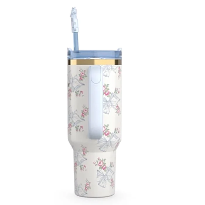 Rosa Beaux Blue Stanley Tumbler 40oz – Limited Edition Hydration Cup for Doctors, Students & Fitness Lovers in Pakistan | LittmannStethoscopes.pk