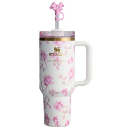 Ribbon Rosa Stanley Tumbler Limited Edition 40oz – Original Hydration Cup for Doctors, Students & Fitness Lovers in Pakistan | LittmannStethoscopes.pk