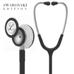 Littmann Classic III Black Swarovski Stethoscope – Luxury Exclusive, Perfect for Doctors, House Officers & Medical Students | LittmannStethoscopes.pk