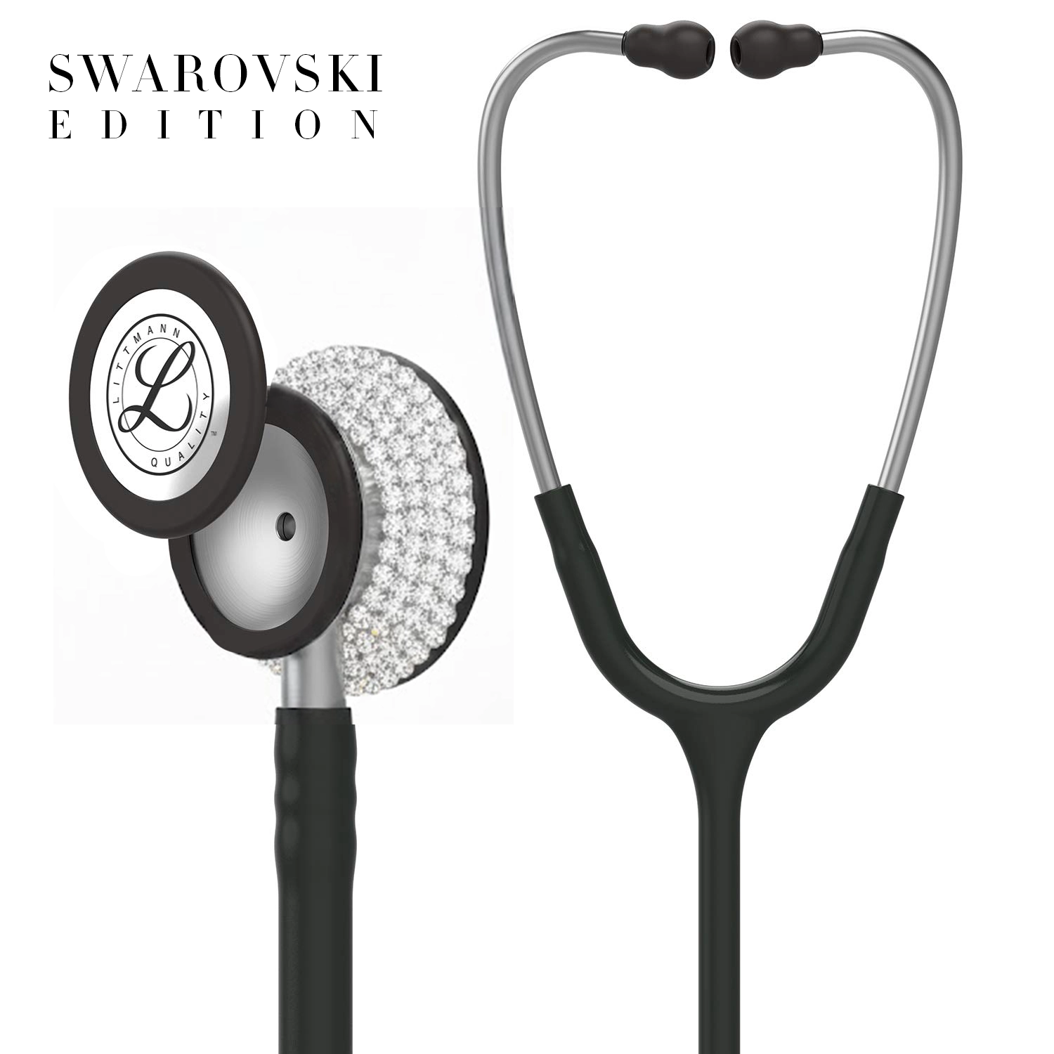 Littmann Classic III Black Swarovski – Luxury Exclusive Stethoscope for Doctors, House Officers & Medical Students | LittmannStethoscopes.pk Littmann Classic III Black Swarovski Stethoscope – Luxury Exclusive, Perfect for Doctors, House Officers & Medical Students | LittmannStethoscopes.pk